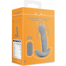 Loveline By Shots Rotējošs prostatas stimulators ar tālvadības pulti - Gotham Grey