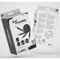 Crushious Restricciones Universales par Cama - Negro