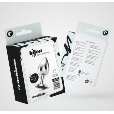 Crushious Bijou – Plug Anal de Joya – Pequeño – Negro