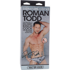 Doc Johnson Roman Todd - Reālistisks ULTRASKYN Dildo - 8 / 20 cm - Vaniļa