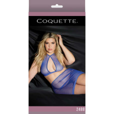 Coquette Tīklveida tops un svārki - lielizmēra