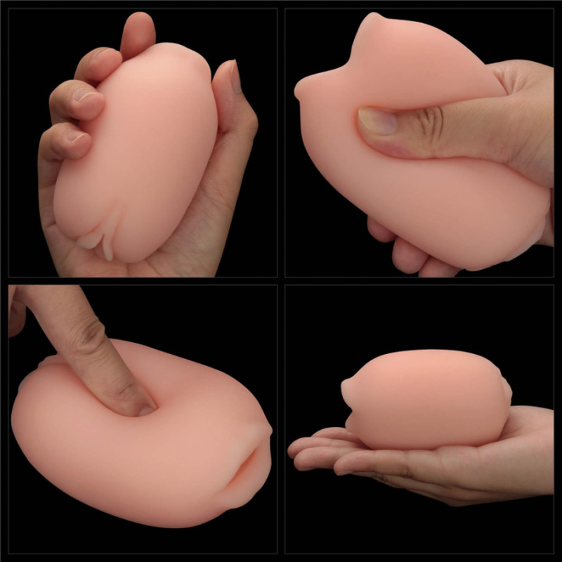 Lovetoy Slider Double-Ended Masturbator Mouth and Vagina