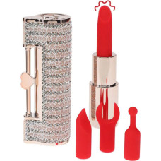 Loveline Angel - Lipstick Vibrator with 4 Attachments - Pink