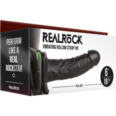 Realrock By Shots Vibrējoša doba siksna bez bumbiņām - 6 / 15,5 cm