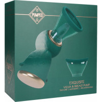Pumped Exquisite - Rechargeable Vulva and Breast Pump - Forest Green