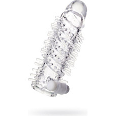 A-Toys Sleeve TOYFA A-Toys Fril, with vibro bullet, TPR, transparent, 13,4 cm