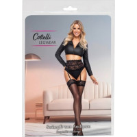 Cottelli Legwear Stockings black XL