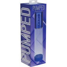 Pumped By Shots HyperPump - uzlādējams dzimumlocekļa pumpis - metāliski zils