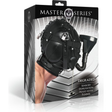 Xr Brands Degraded - Sensorās atņemšanas kapuce ar piltuvi - melna