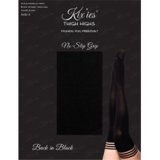 Kixies Danielle - Thigh High - A - Black