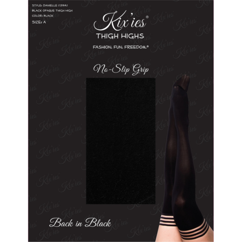 Kixies Danielle - Augšstilba Augstums - A - Melns