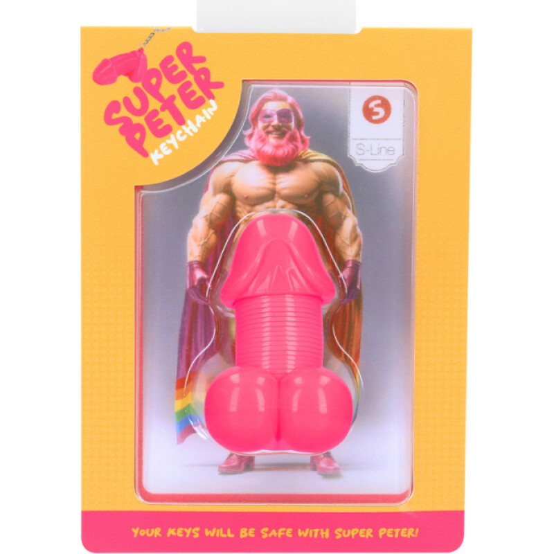 S-Line By Shots Super Pēteris - Atslēgu piekariņš - Rozā