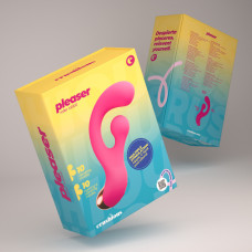 Crushious Pleaser - Vibrator with Rotating Stimulation - Pink