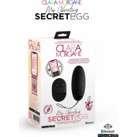 Clara Morgane My Vibrating Secret EGG Black - App controlled