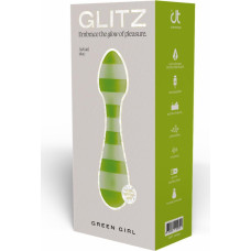 Dreamtoys GLITZ GREEN GIRL TRAVEL WAND MASSAGER