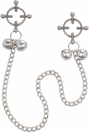 Calexotics 4-Point Nipple Press W Bells Metal