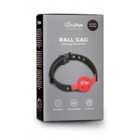 Easytoys Knebel-Ball Gag With PVC Ball - Red