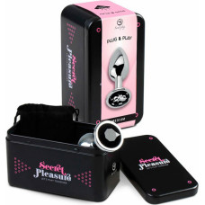 Secret Play BLACK JEWELLED METAL BUTT PLUG