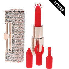 Loveline Angel - Lipstick Vibrator with 4 Attachments - Pink - Tester