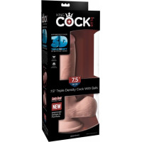 King Cock Plus KCP 7.5 Triple Density Cock wi