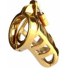 Mr. Steel Brutal Chastity Cage Gold