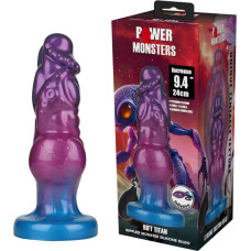 Power Monsters Rift Titan – 24 cm Rippled Monster Silicone Dildo