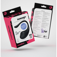 Crushious Tamago - Huevo Vibrador Recargable con Control Remoto - Negro