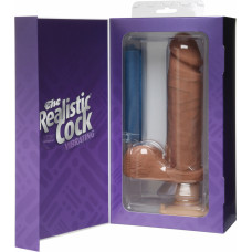 Doc Johnson Vibrējošais ULTRASKYN Dildo - 8 / 20 cm