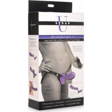 Xr Brands Double Diva - dubultais dildo ar siksnām un tālvadības pulti