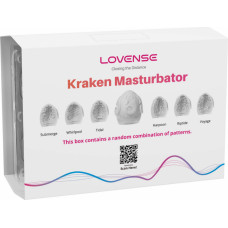 Lovense Kraken - 6 штук - Мягкий эластичный мастурбатор-яйцо - Белый
