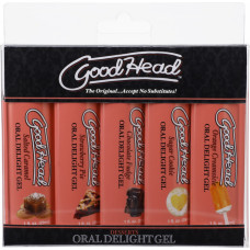 Doc Johnson Oral Delight gels - desertiem - 5 iepakojums - 29 ml