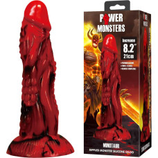Power Monsters Minotaur – 21 cm Rippled Monster Silicone Dildo
