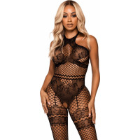 Leg Avenue Bodystocking with Faux Lingerie Detail
