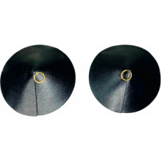 Kinky Diva PU Leather Nipple Covers Ring