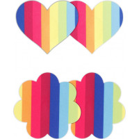 Ns Novelties Pasties Heart & Flower 2 Pair