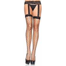Leg Avenue Fence Net Garter Belt Stockings