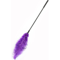 Hidden Desire Double Feather Tickler Purple