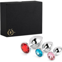 B - Series Heavyfun Jewellery - Silver PLUG - SET