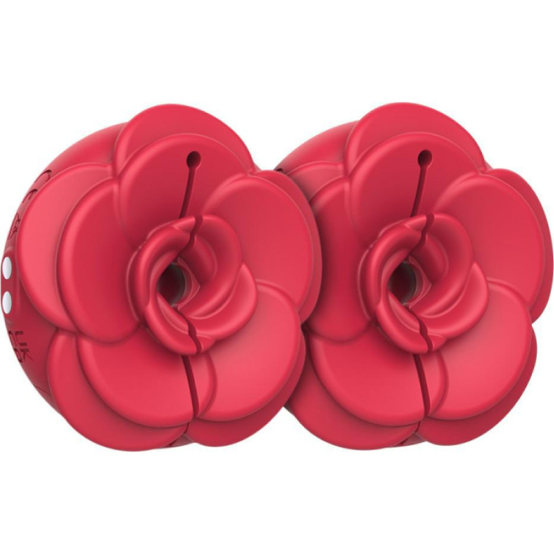 Teazers - Vibrating Nipple Clamps - Red