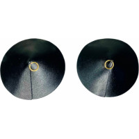 Kinky Diva PU Leather Nipple Covers Ring