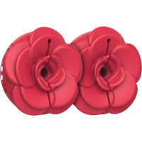 Teazers - Vibrating Nipple Clamps - Red