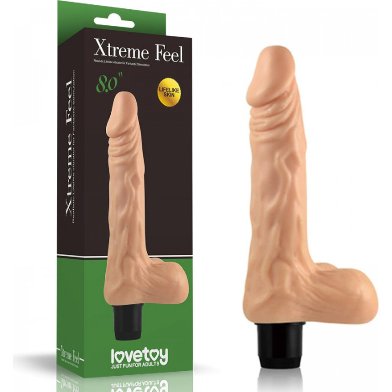 Lovetoy 8'' Xtreme Feel Cyberskin Vibrator