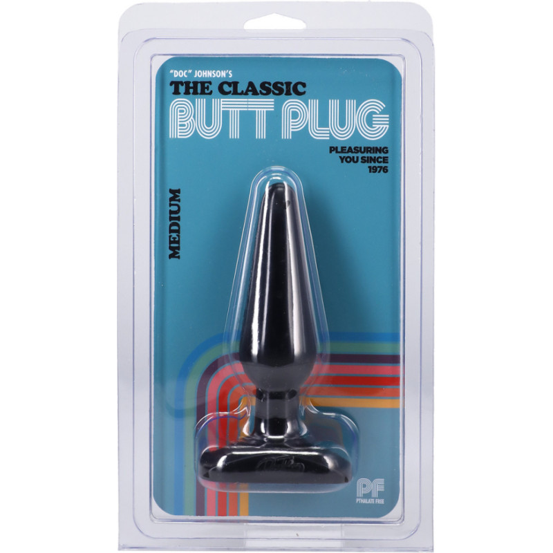 Doc Johnson Klasisks kontaktspraudnis - vidējs - melns