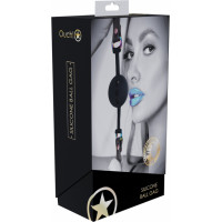 Ouch! Venice Collection - Silicone Ball Gag - Black