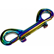 Kiotos Steel Double Snap Hook Rainbow