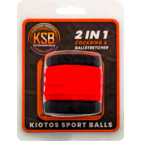 KSB 2 in 1 Silicone Cockring & Stretcher Red
