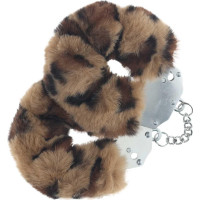 Ouch! Heavy-duty Fluffy Handcuffs - Leopard