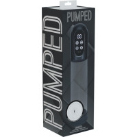 Pumped By Shots Engage - automātisks ūdensnecaurlaidīgs dzimumlocekļa pumpis un masturbators - lielgabala metāls