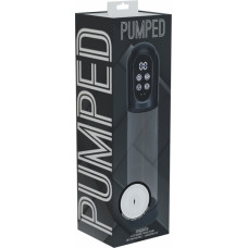Pumped By Shots Engage - automātisks ūdensnecaurlaidīgs dzimumlocekļa pumpis un masturbators - lielgabala metāls