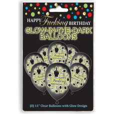 Little Genie Productions Happy F'ing Birthday - Glow Balloons
